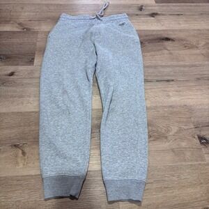 Hollister XS Gray Jogger Sweatpants Heather Fleece Drawstring Loungewear